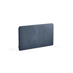 Pöytäsermi ZONE Valkoiset kiinnikkeet, 1200x650x30 mm, kangas Hush, laivastonsininen