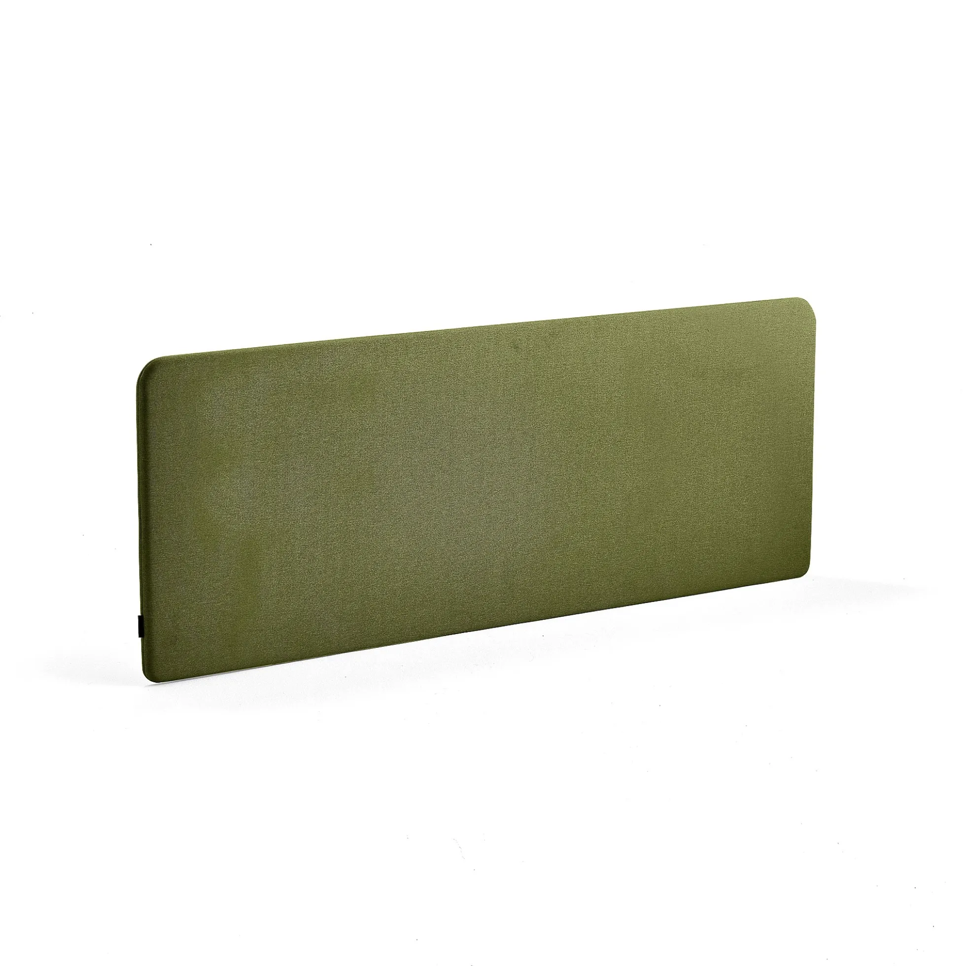 Pöytäsermi ZONE Valkoiset kiinnikkeet, 1800x650x30 mm, kangas Hush, metsänvihreä