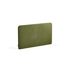 Pöytäsermi ZONE Valkoiset kiinnikkeet, 1200x650x30 mm, kangas Hush, metsänvihreä