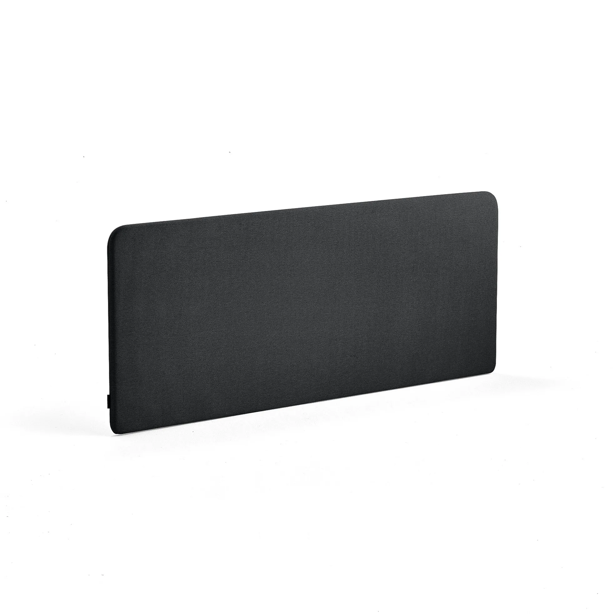 Pöytäsermi ZONE Valkoiset kiinnikkeet, 1600x650x30 mm, kangas Rivet, antrasiitinharmaa