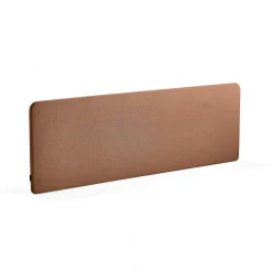 Pöytäsermi ZONE Valkoiset kiinnikkeet, 2000x650x30 mm, kangas Rivet, kupari