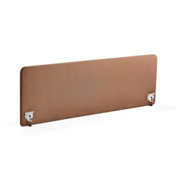 Pöytäsermi ZONE Valkoiset kiinnikkeet, 2000x650x30 mm, kangas Rivet, kupari
