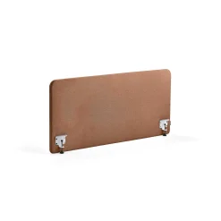 Pöytäsermi ZONE Valkoiset kiinnikkeet, 1400x650x30 mm, kangas Rivet, kupari