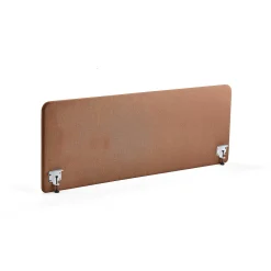 Pöytäsermi ZONE Valkoiset kiinnikkeet, 1800x650x30 mm, kangas Rivet, kupari