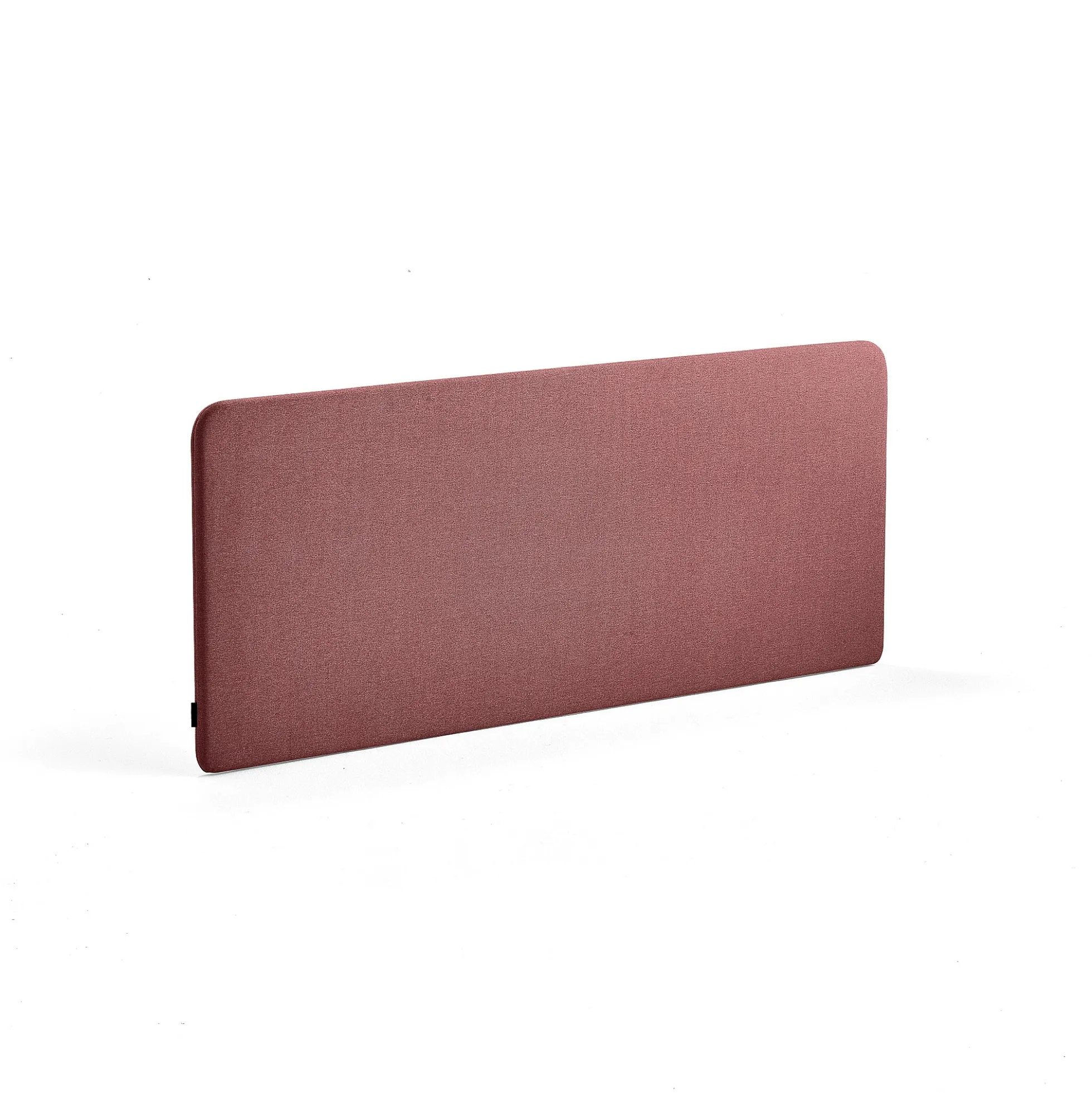 Pöytäsermi ZONE Valkoiset kiinnikkeet, 1600x650x30 mm, kangas Rivet, luumu