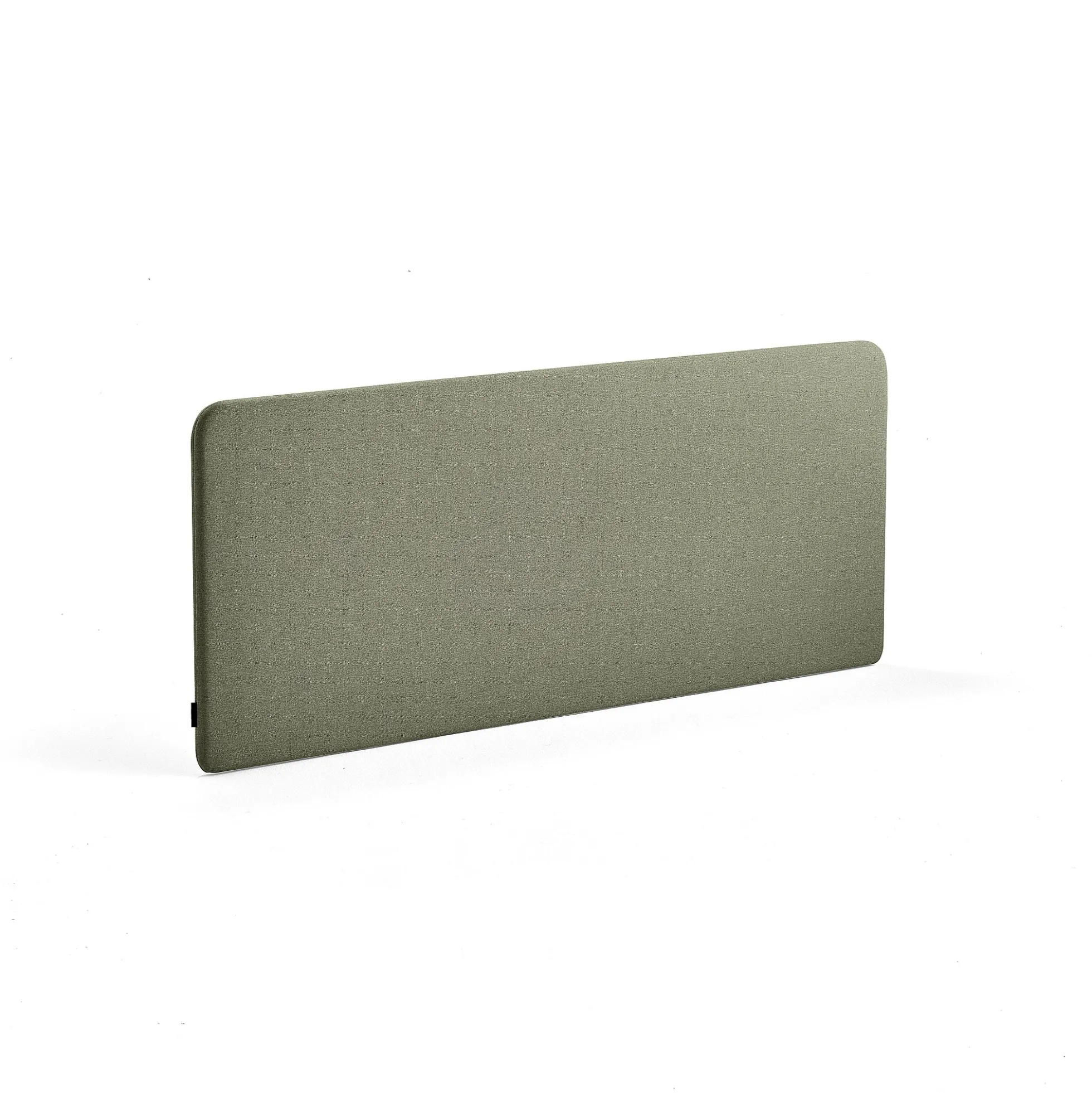 Pöytäsermi ZONE Valkoiset kiinnikkeet, 1600x650x30 mm, kangas Rivet, sinivihreä