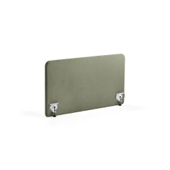 Pöytäsermi ZONE Valkoiset kiinnikkeet, 1200x650x30 mm, kangas Rivet, sinivihreä