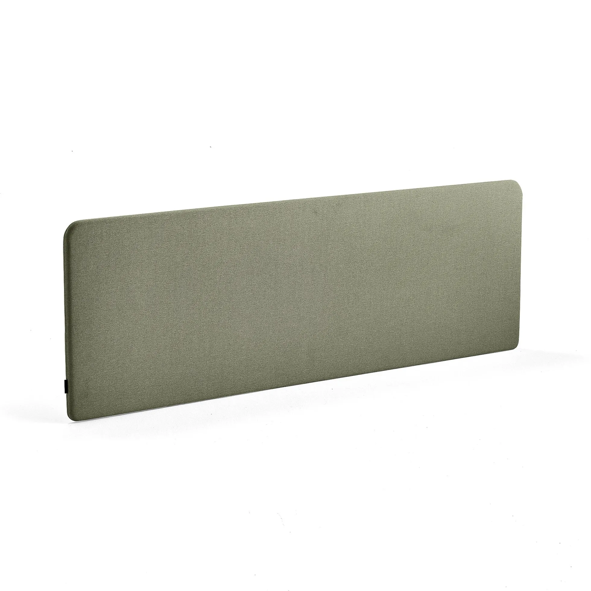 Pöytäsermi ZONE Valkoiset kiinnikkeet, 2000x650x30 mm, kangas Rivet, sinivihreä