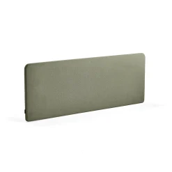 Pöytäsermi ZONE Valkoiset kiinnikkeet, 1800x650x30 mm, kangas Rivet, sinivihreä