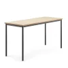 Pöytä SONITUS Ääntä vaimentava linoleumi, 1800x700x900 mm, beige, antrasiitinharmaa