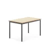 Pöytä SONITUS Ääntä vaimentava linoleumi, 1200x800x720 mm, beige, antrasiitinharmaa