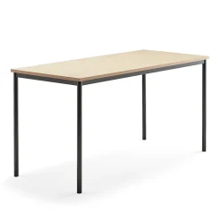 Pöytä SONITUS Ääntä vaimentava linoleumi, 1800x800x900 mm, beige, antrasiitinharmaa