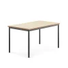 Pöytä SONITUS Ääntä vaimentava linoleumi, 1400x800x720 mm, beige, antrasiitinharmaa