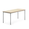 Pöytä SONITUS Ääntä vaimentava linoleumi, 1600x700x720 mm, beige, hopeanharmaa
