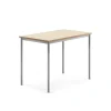 Pöytä SONITUS Ääntä vaimentava linoleumi, 1200x800x900 mm, beige, hopeanharmaa
