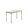 Pöytä SONITUS Ääntä vaimentava linoleumi, 1200x600x720 mm, beige, hopeanharmaa