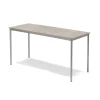 Pöytä SONITUS Ääntä vaimentava linoleumi, 1800x800x900 mm, beige, hopeanharmaa
