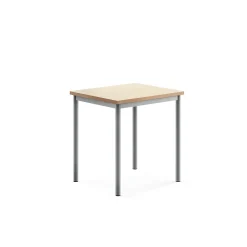 Pöytä SONITUS Ääntä vaimentava linoleumi, 700x600x720 mm, beige, hopeanharmaa