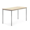 Pöytä SONITUS Ääntä vaimentava linoleumi, 1600x800x900 mm, beige, hopeanharmaa
