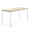 Pöytä SONITUS Ääntä vaimentava linoleumi, 1800x800x900 mm, beige, valkoinen