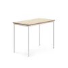 Pöytä SONITUS Ääntä vaimentava linoleumi, 1200x700x900 mm, beige, valkoinen