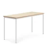 Pöytä SONITUS Ääntä vaimentava linoleumi, 1800x700x900 mm, beige, valkoinen