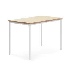 Pöytä SONITUS Ääntä vaimentava linoleumi, 1400x800x900 mm, beige, valkoinen