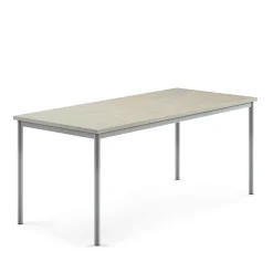 Pöytä SONITUS Ääntä vaimentava linoleumi, 1800x800x720 mm, harmaa, hopeanharmaa