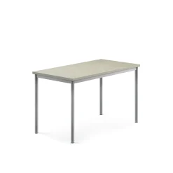 Pöytä SONITUS Ääntä vaimentava linoleumi, 1200x700x720 mm, harmaa, hopeanharmaa
