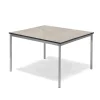 Pöytä SONITUS Ääntä vaimentava linoleumi, 1200x1200x720 mm, harmaa, hopeanharmaa