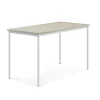 Pöytä SONITUS Ääntä vaimentava linoleumi, 1600x800x900 mm, harmaa, valkoinen