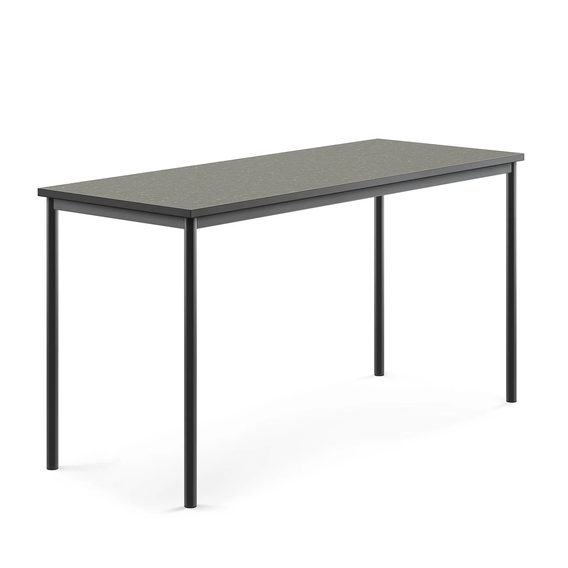 Pöytä SONITUS Ääntä vaimentava linoleumi, 1800x700x900 mm, tummanharmaa, antrasiitinharmaa