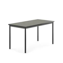 Pöytä SONITUS Ääntä vaimentava linoleumi, 1400x700x720 mm, tummanharmaa, antrasiitinharmaa