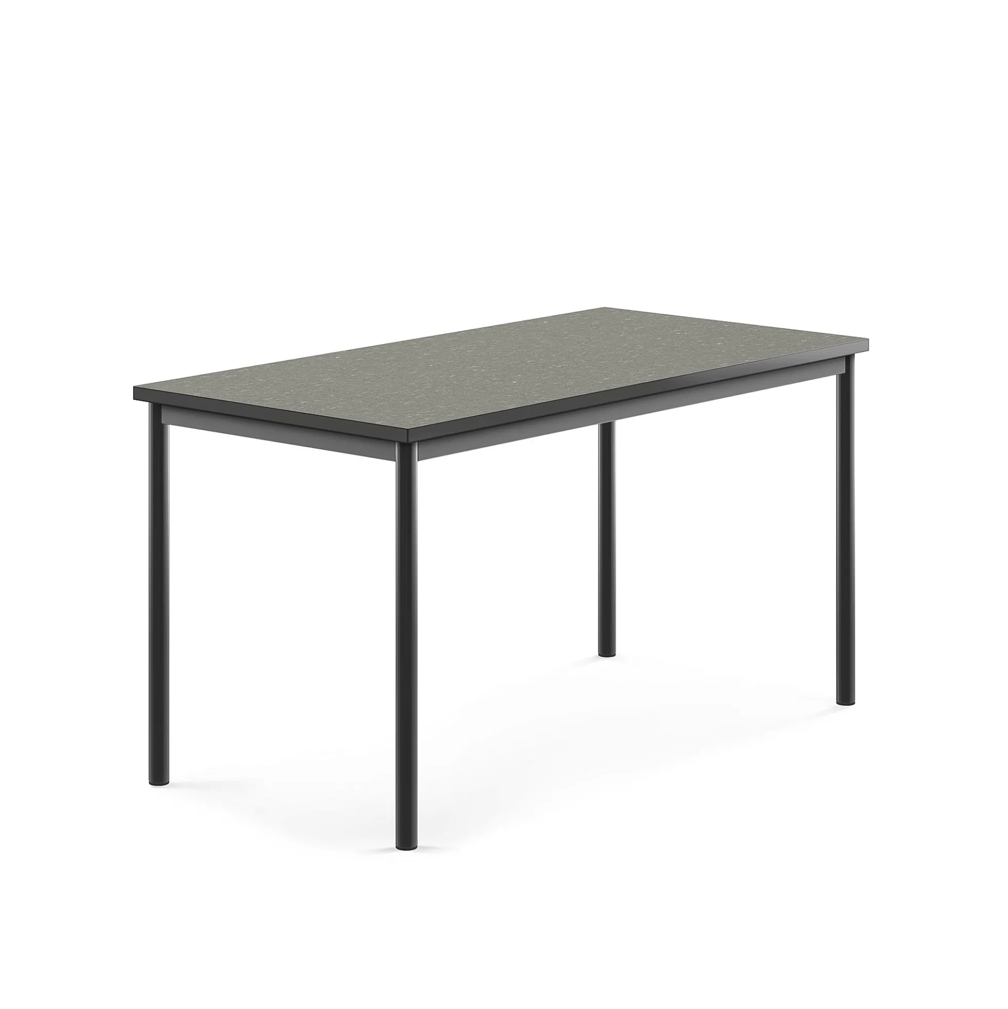 Pöytä SONITUS Ääntä vaimentava linoleumi, 1400x700x720 mm, tummanharmaa, antrasiitinharmaa