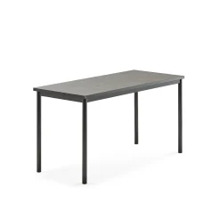 Pöytä SONITUS Ääntä vaimentava linoleumi, 1400x600x720 mm, tummanharmaa, antrasiitinharmaa