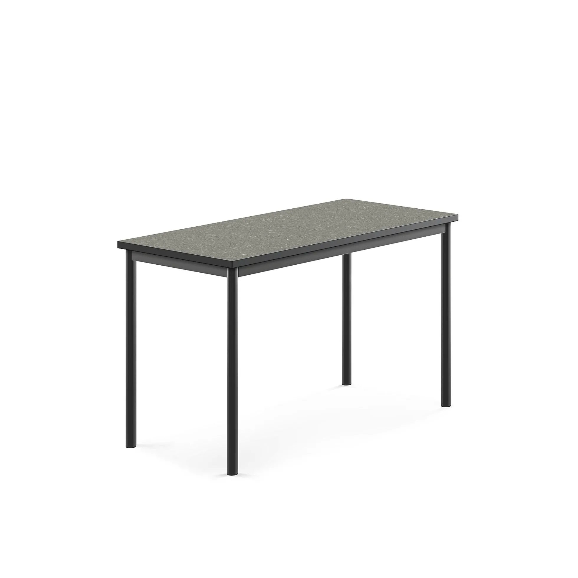 Pöytä SONITUS Ääntä vaimentava linoleumi, 1200x600x720 mm, tummanharmaa, antrasiitinharmaa