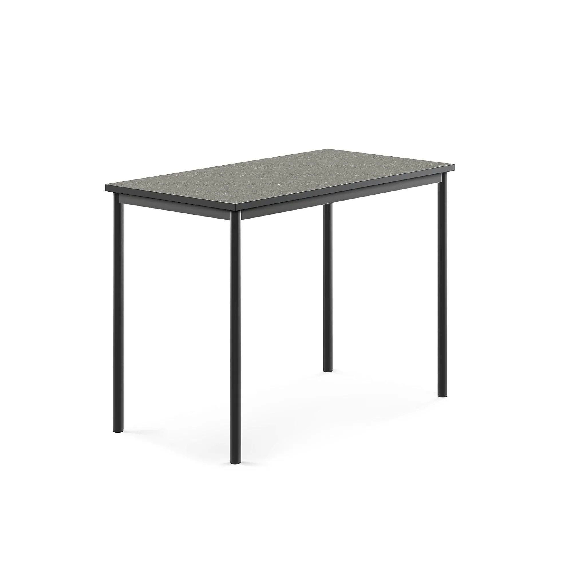 Pöytä SONITUS Ääntä vaimentava linoleumi, 1200x700x900 mm, tummanharmaa, antrasiitinharmaa