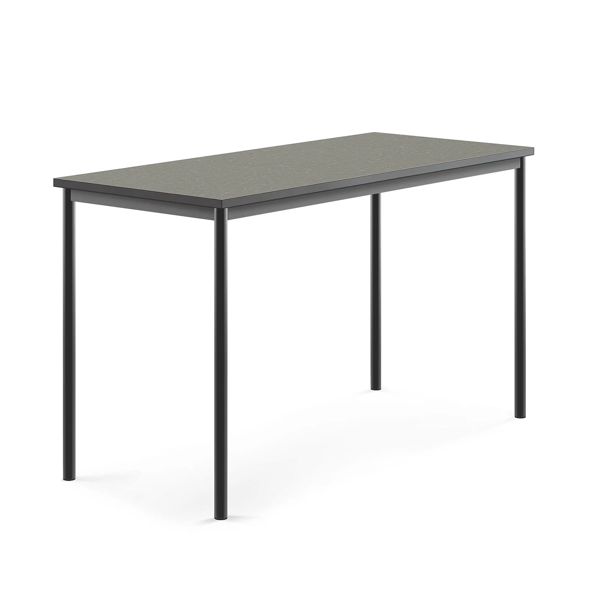Pöytä SONITUS Ääntä vaimentava linoleumi, 1600x700x900 mm, tummanharmaa, antrasiitinharmaa