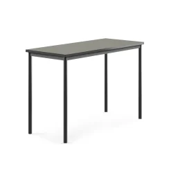 Pöytä SONITUS Ääntä vaimentava linoleumi, 1400x600x900 mm, tummanharmaa, antrasiitinharmaa