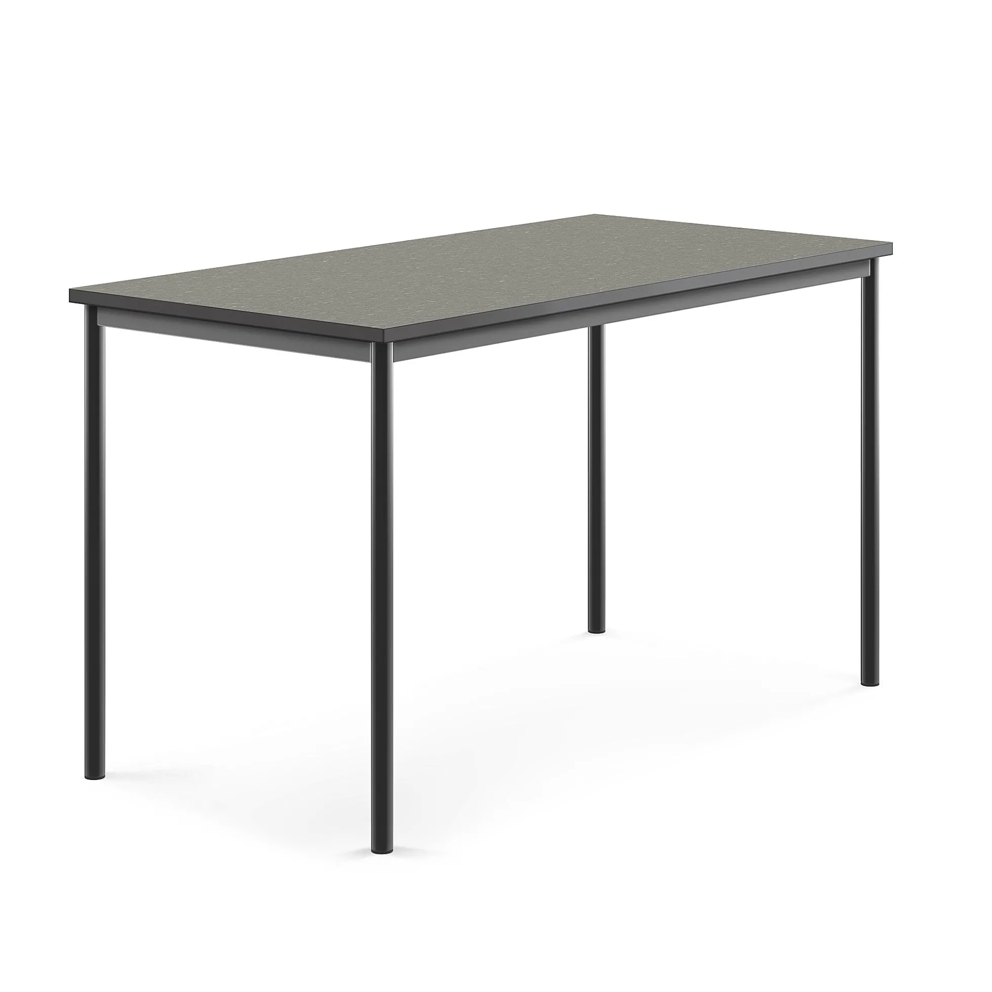 Pöytä SONITUS Ääntä vaimentava linoleumi, 1600x800x900 mm, tummanharmaa, antrasiitinharmaa