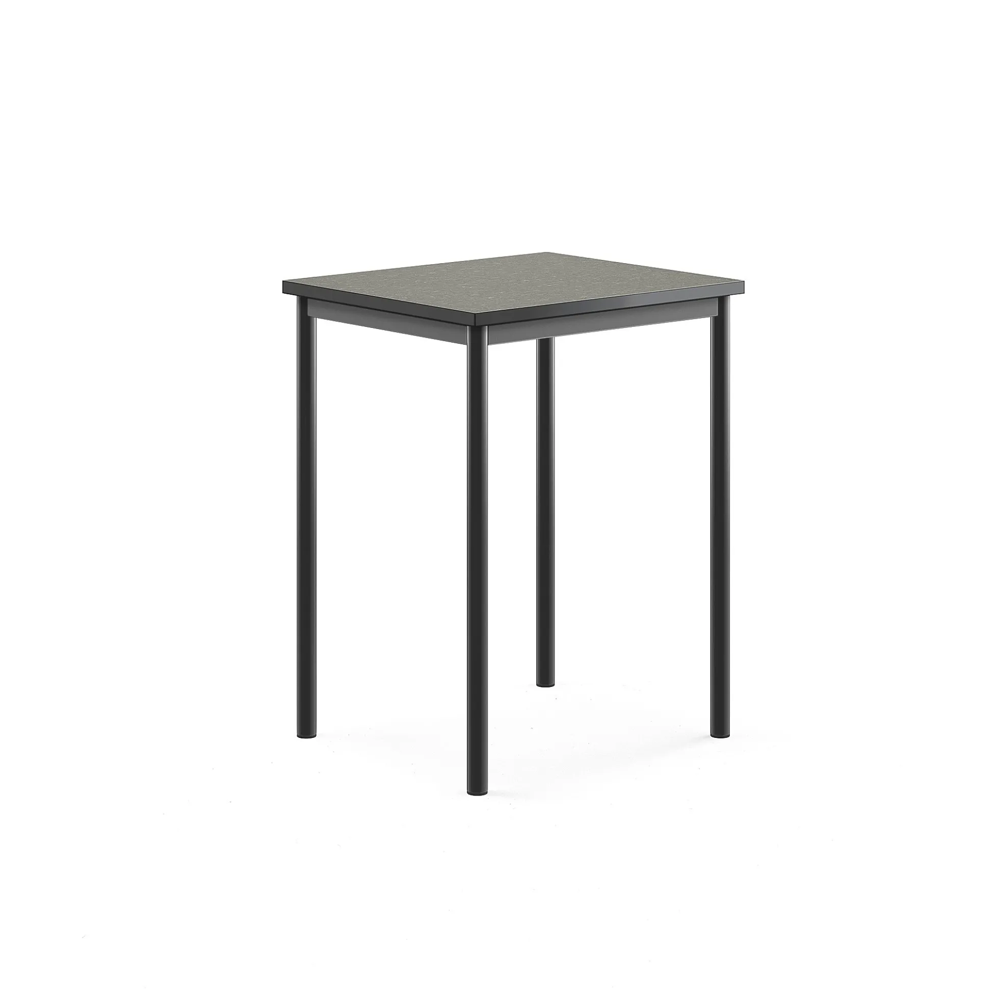 Pöytä SONITUS Ääntä vaimentava linoleumi, 700x600x900 mm, tummanharmaa, antrasiitinharmaa