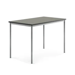 Pöytä SONITUS Ääntä vaimentava linoleumi, 1400x800x900 mm, tummanharmaa, hopeanharmaa