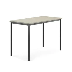 Pöytä SONITUS Ääntä vaimentava linoleumi, 1400x700x900 mm, vaaleanharmaa, antrasiitinharmaa