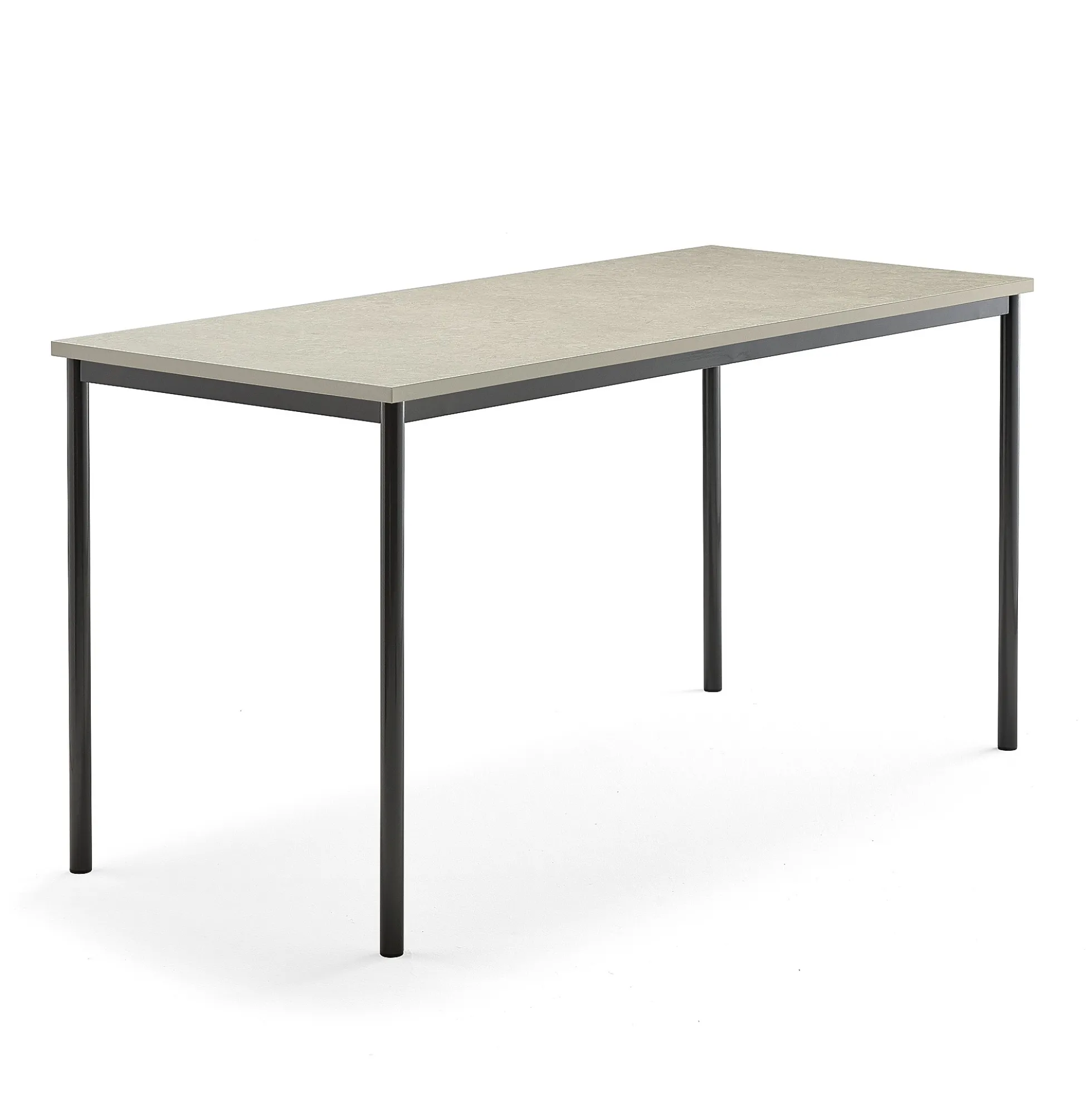 Pöytä SONITUS Ääntä vaimentava linoleumi, 1800x800x900 mm, vaaleanharmaa, antrasiitinharmaa