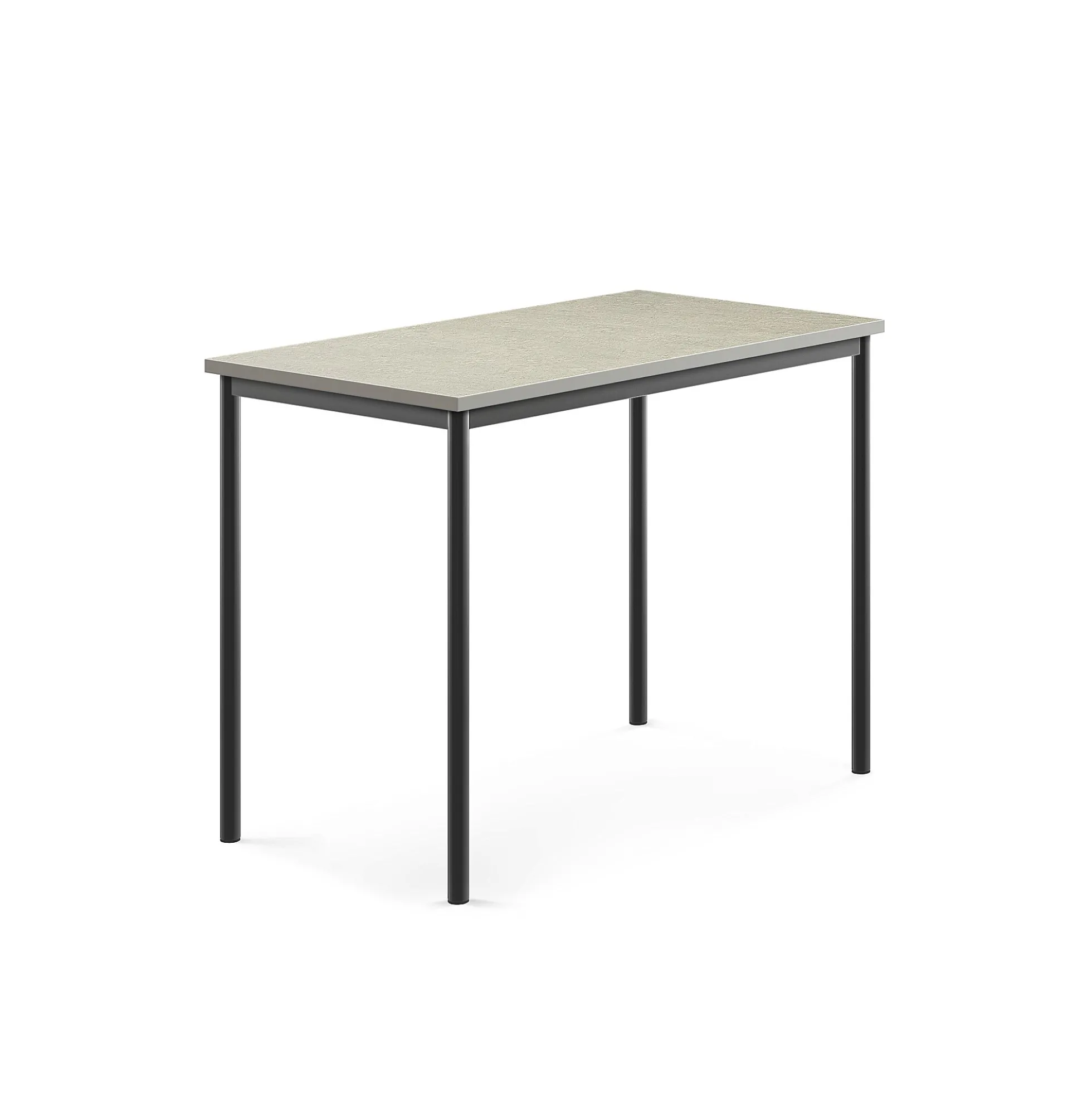 Pöytä SONITUS Ääntä vaimentava linoleumi, 1200x700x900 mm, vaaleanharmaa, antrasiitinharmaa