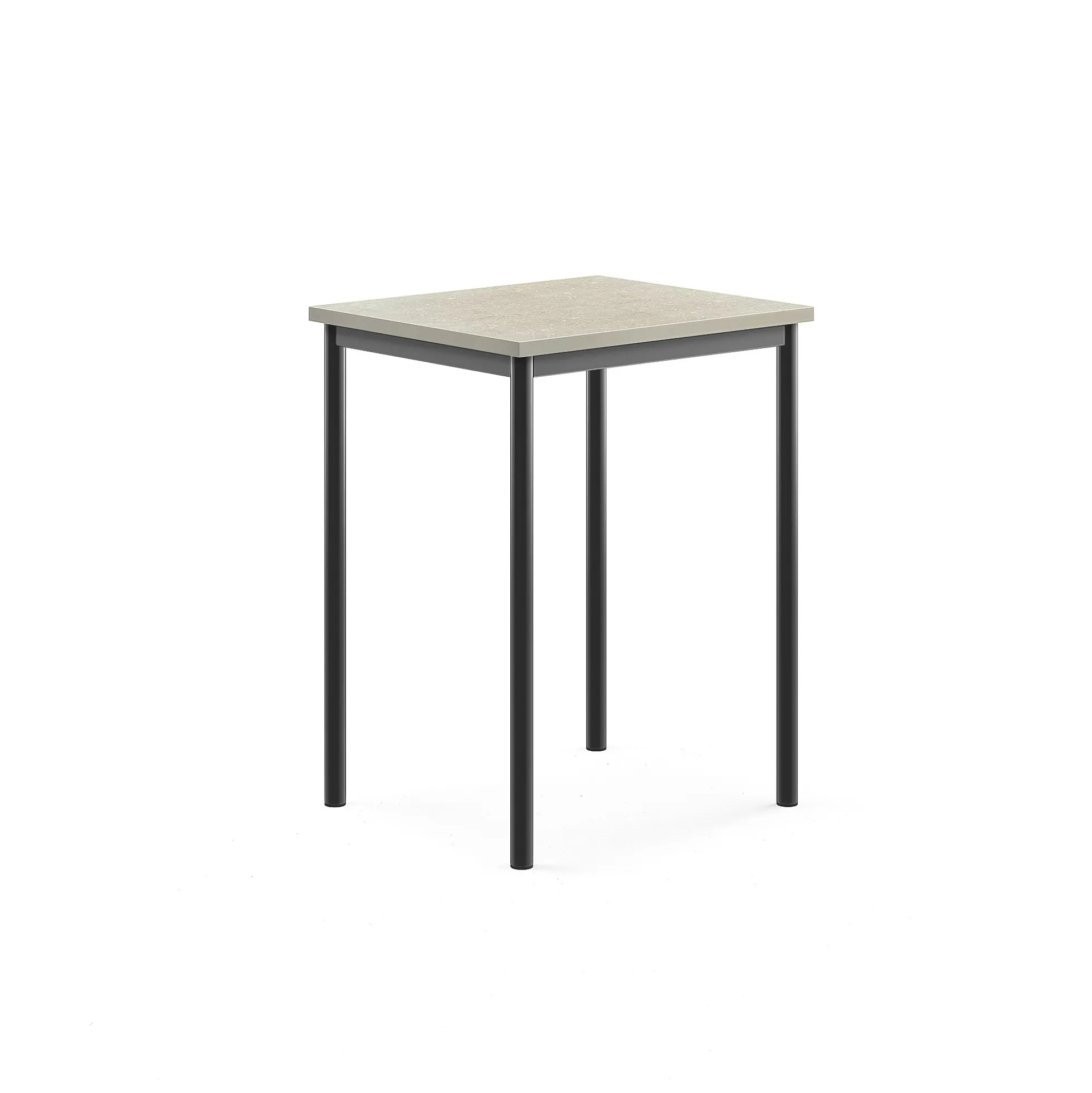 Pöytä SONITUS Ääntä vaimentava linoleumi, 700x600x900 mm, vaaleanharmaa, antrasiitinharmaa