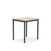 Pöytä SONITUS PLUS 700x600x720 mm, korkeapainelaminaatti HPL, saarni, antrasiitinharmaa
