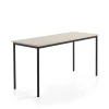 Pöytä SONITUS PLUS 1800x700x900 mm, korkeapainelaminaatti HPL, saarni, antrasiitinharmaa