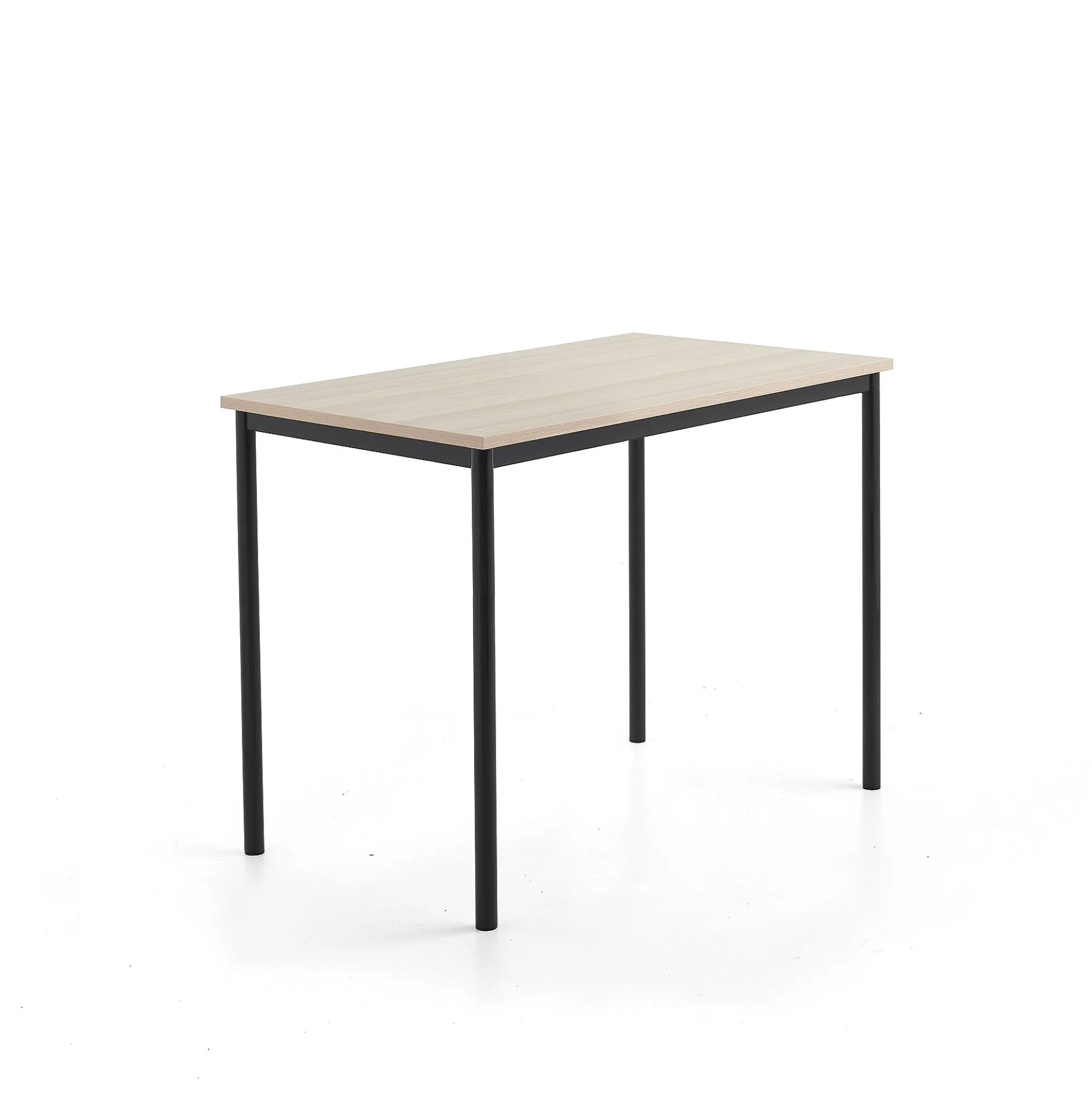 Pöytä SONITUS PLUS 1200x700x900 mm, korkeapainelaminaatti HPL, saarni, antrasiitinharmaa