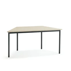 Pöytä SONITUS TRAPETS 1600x800x720 mm, beige linoleumi, antrasiitinharmaa